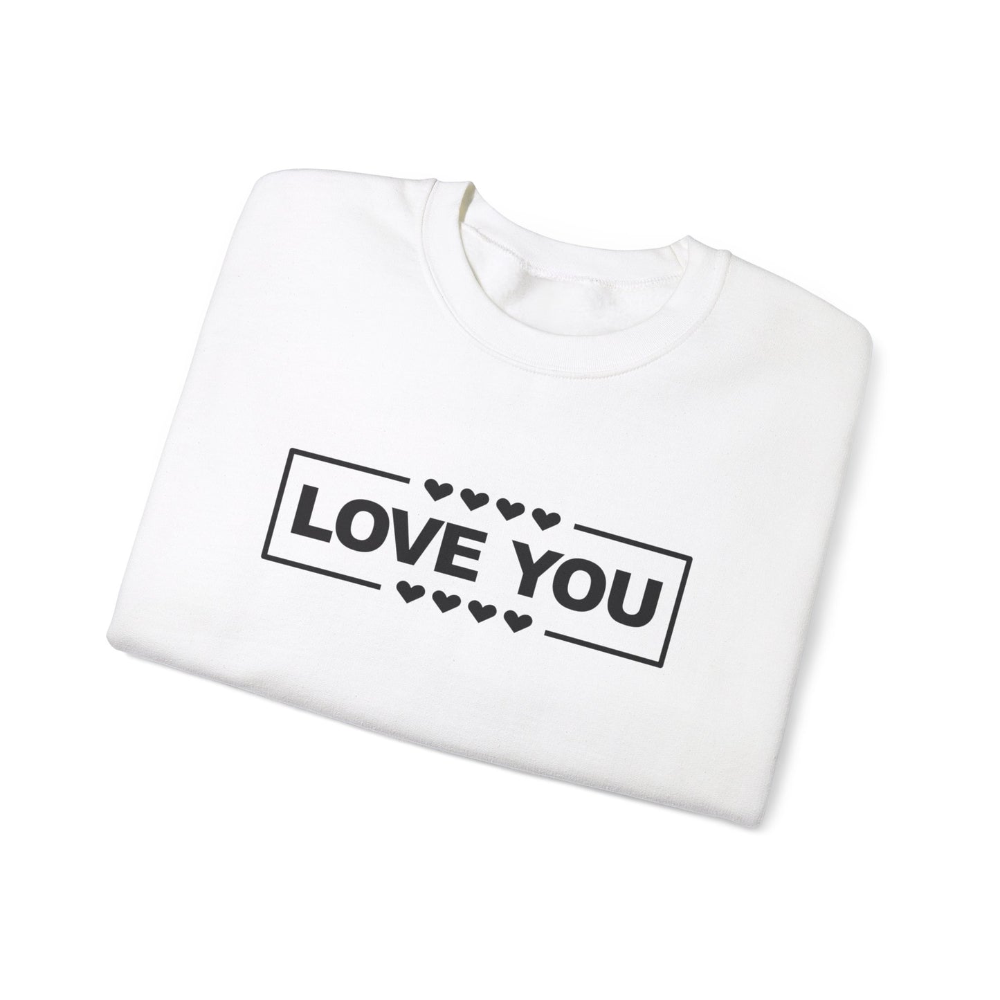 LOVE YOU sweatshirt pour femme
