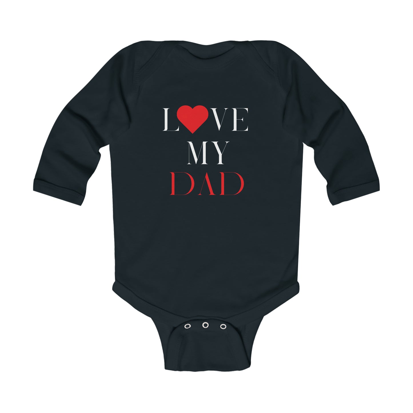 Love my dad-Manche longue pour bébé