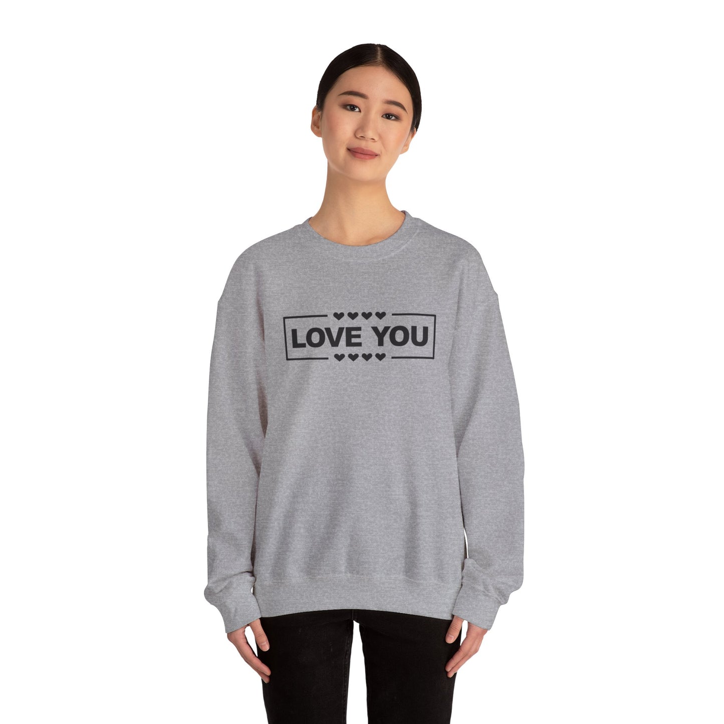 LOVE YOU sweatshirt pour femme