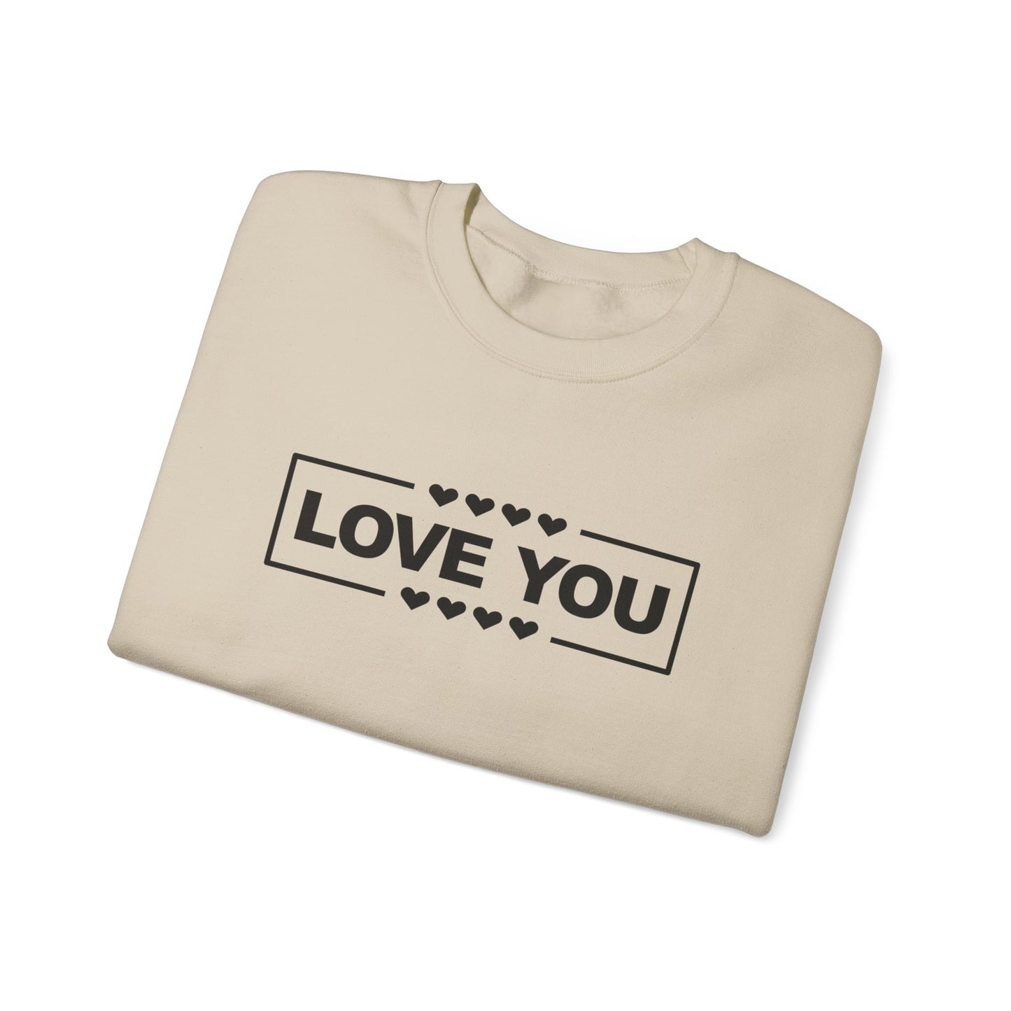 LOVE YOU sweatshirt pour femme