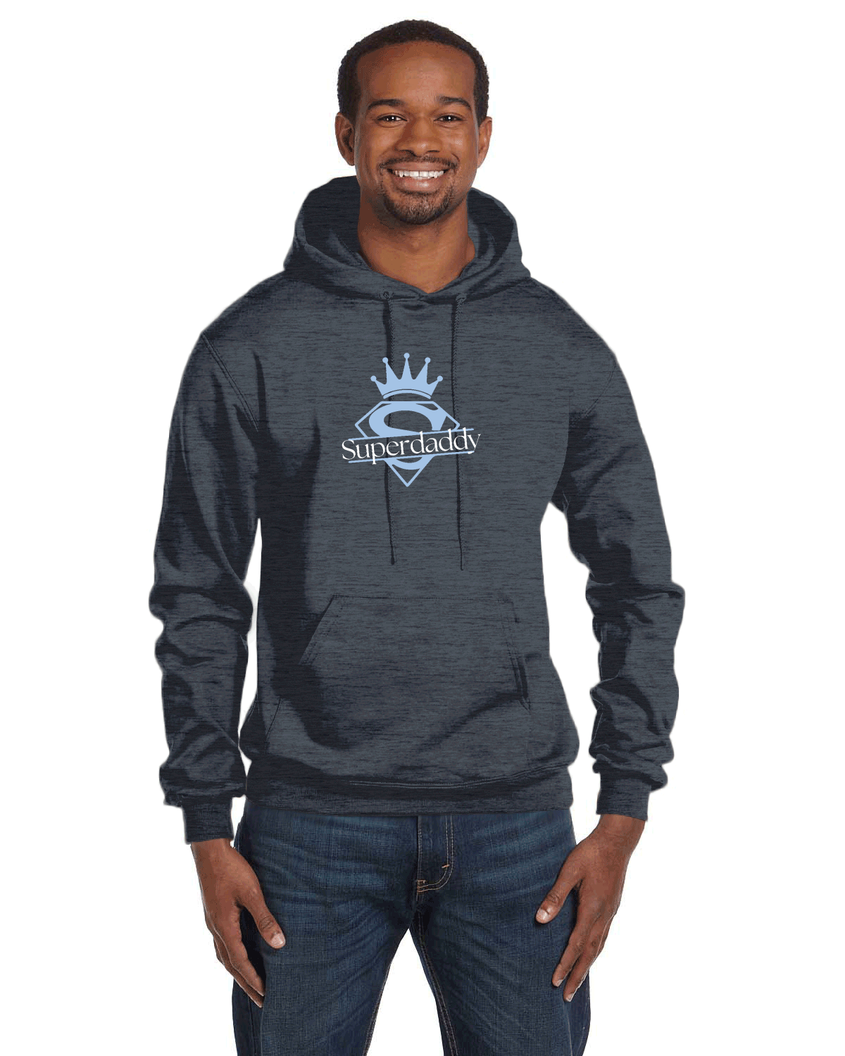 chandail pour papa avec inscription superdaddy