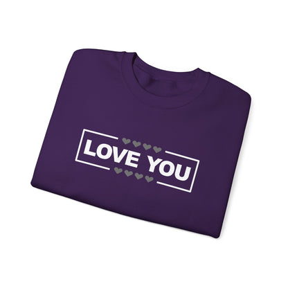 LOVE YOU sweatshirt pour femme