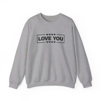 LOVE YOU sweatshirt pour femme