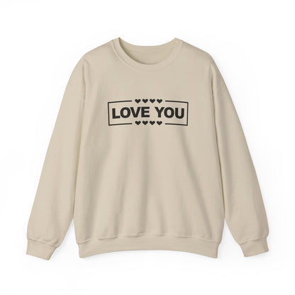 LOVE YOU sweatshirt pour femme