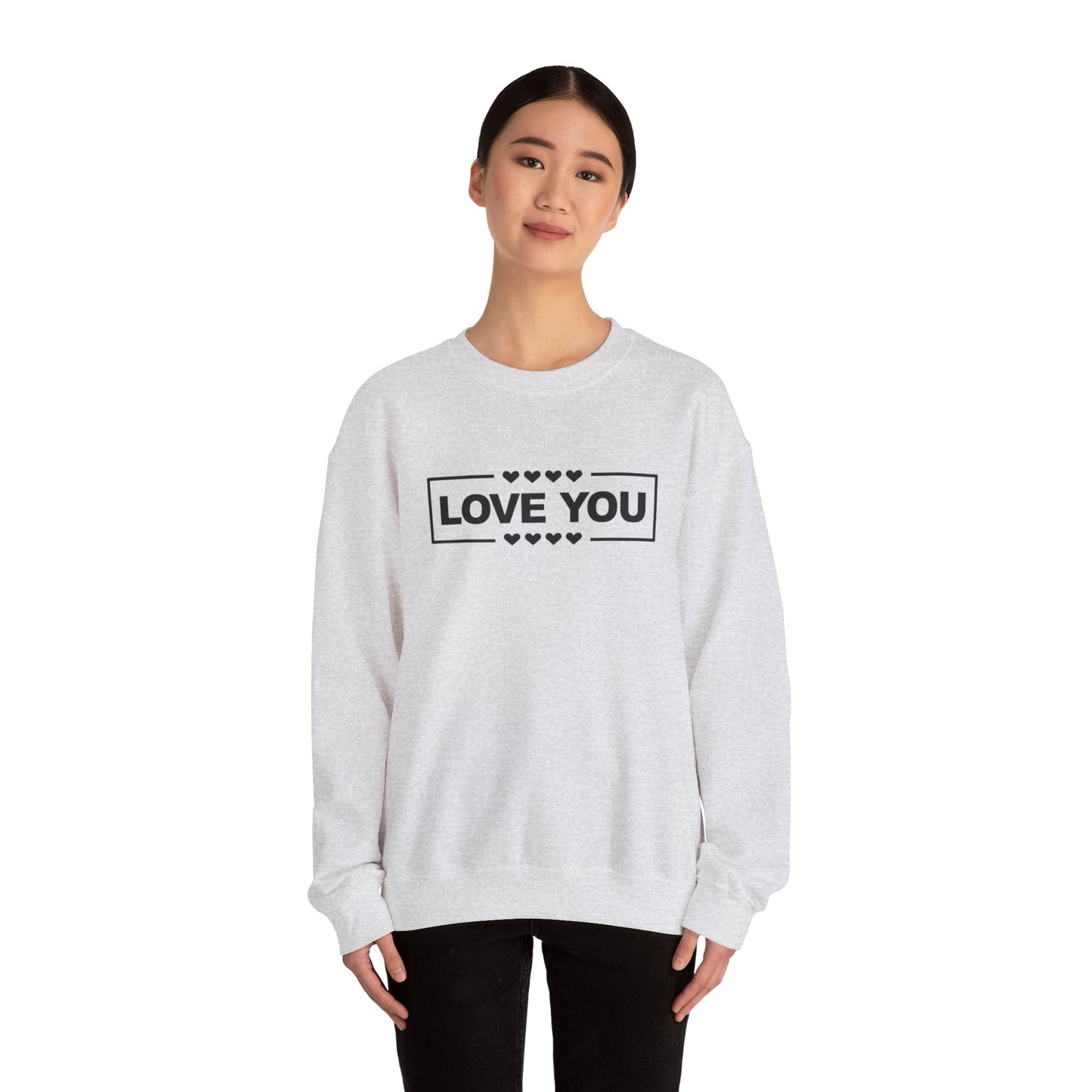 LOVE YOU sweatshirt pour femme