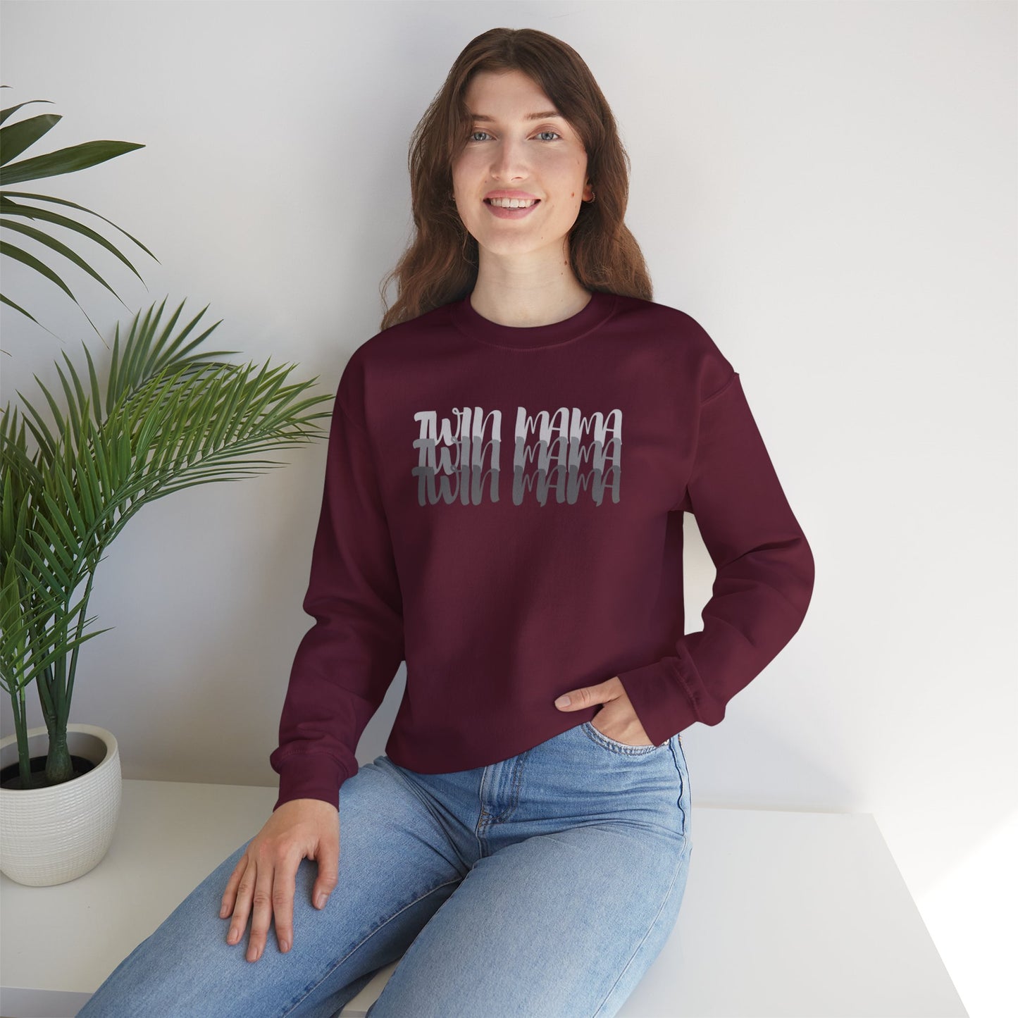 Sweatshirt pour femme twin mama