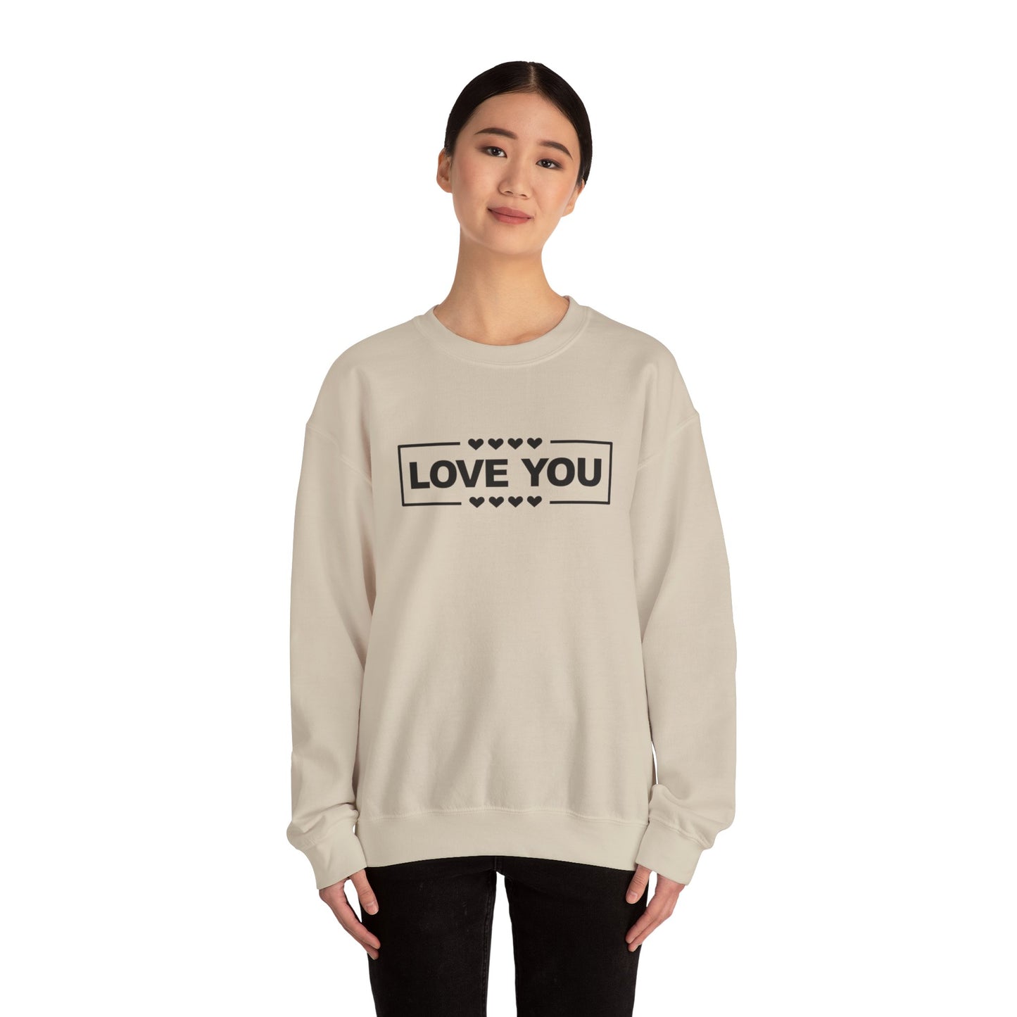 LOVE YOU sweatshirt pour femme