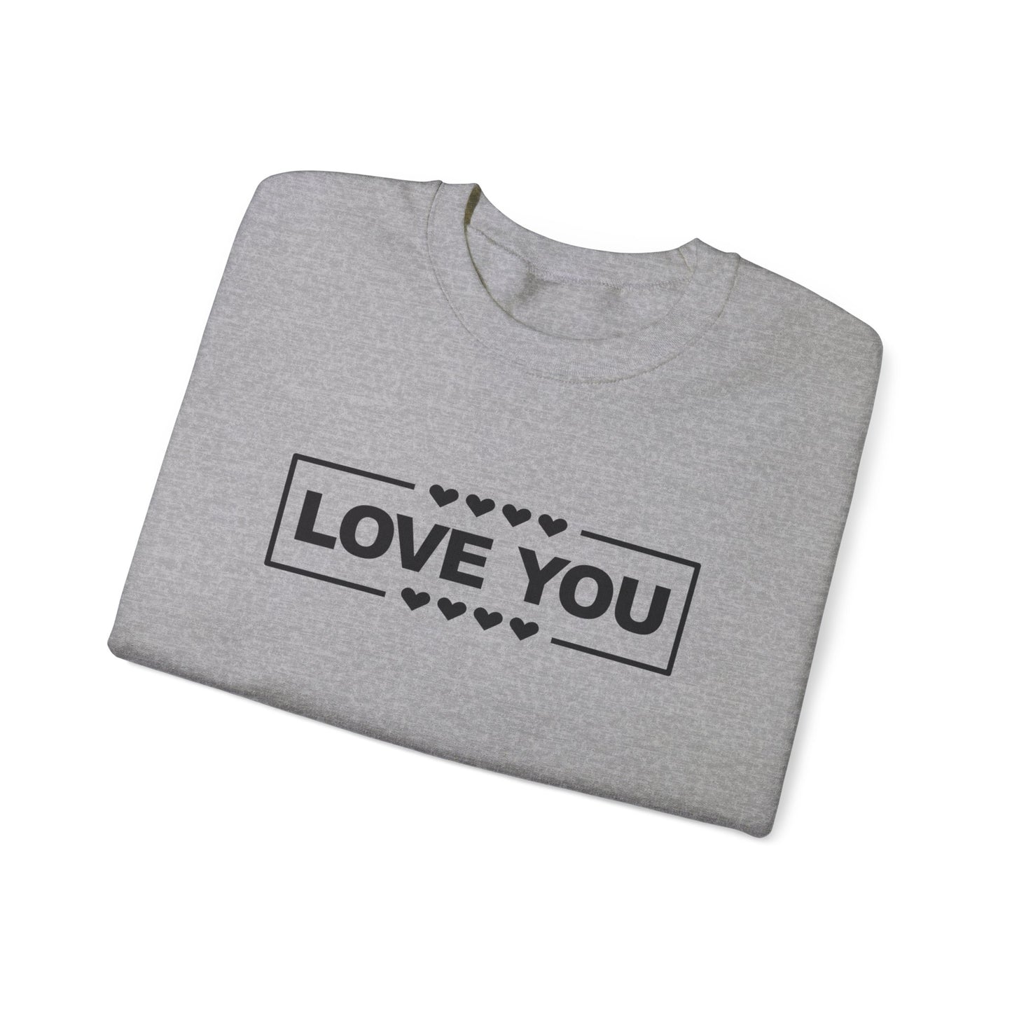 LOVE YOU sweatshirt pour femme