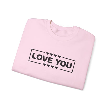 LOVE YOU sweatshirt pour femme