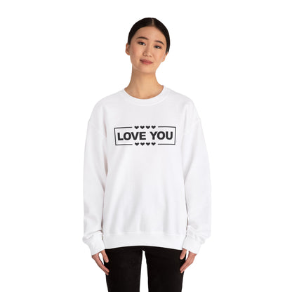 LOVE YOU sweatshirt pour femme