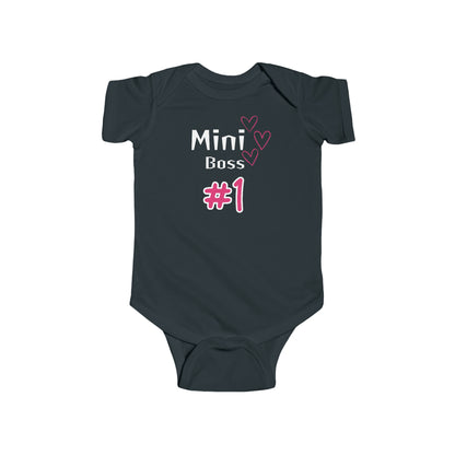 Infant Fine Jersey Bodysuit Mini boss