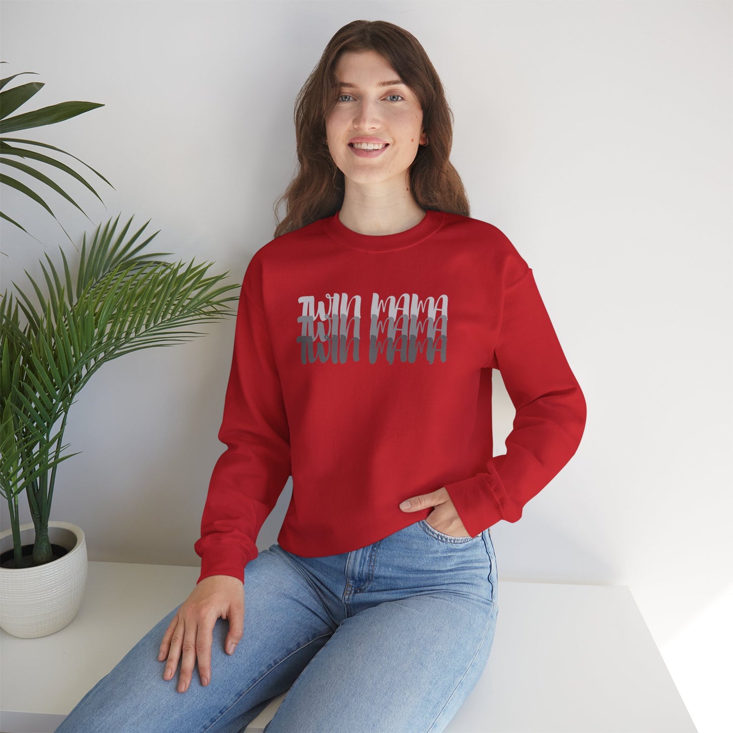 Sweatshirt pour femme twin mama